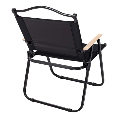 Стул для кемпинга складной 46*54*75 см с алюминиевым каркасом, черный Стул для кемпинга складной 46*54*75 см с алюминиевым каркасом, черный