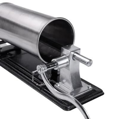 Шприц колбасный горизонтальный на 3 кг из нержавеющей стали 13 см Шприц колбасный горизонтальный на 3 кг из нержавеющей стали 13 см