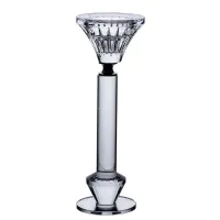 Подсвечник стеклянный Crystal lotus декоративный 19.5 см