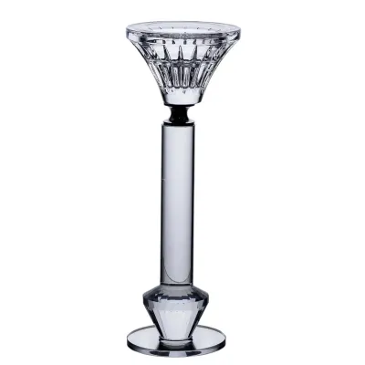 Подсвечник стеклянный Crystal lotus декоративный 19.5 см