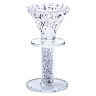 Подсвечник декоративный Diamante стеклянный 12 см