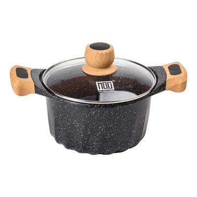 Каструля алюмінієва MGC з антипригарним покриттям 3 л, чорний