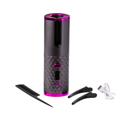 Автоматична плойка-стайлер бездротова, сірий Автоматична плойка-стайлер бездротова, сірий