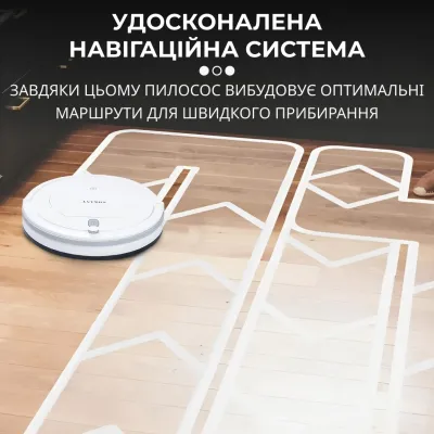 Робот-пылесос Sokany SK-13017 с пультом ДУ, белый Робот-пылесос Sokany SK-13017 с пультом ДУ, белый