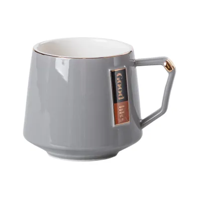 Чайный сервиз Good Life фарфоровый на 6 персон на поворотной подставке, серый Чайный сервиз Good Life фарфоровый на 6 персон на поворотной подставке, серый