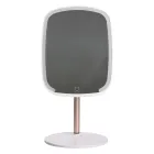 Косметическое зеркало с LED-подсветкой и сенсорным управлением, белый