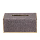 Салфетница текстильная 21х13,5х9 см, коричневый