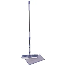 Швабра для окон с телескопической ручкой и поворотной головкой 145 см