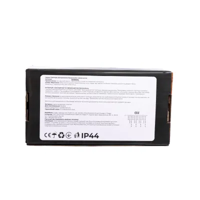 Гирлянда Бахрома уличная 105 LED 6 м от сети черная нить, мультиколор