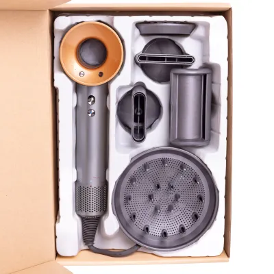 Фен стайлер для волосся 5 в 1 Supersonic Premium 1600 Вт 5 насадок,золото Фен стайлер для волосся 5 в 1 Supersonic Premium 1600 Вт 5 насадок,золото