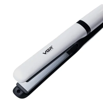 Утюжок для волос VGR V-512 с керамическими пластинами, белый