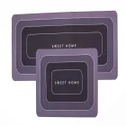 Набір килимків для кухні 2шт 99*38 см/57*38 см, сірий