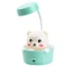 Детская настольная лампа Cute Pets с точилкой для карандашей, бирюзовый