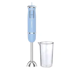 Блендер погружной ручной Sokany SK-1726 с мерным стаканом, голубой