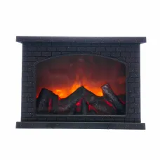 Декоративный камин-светильник с LED-подсветкой 28*12*20 см