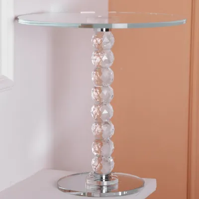 Тортовница на ножке Crystal стеклянная 32 см