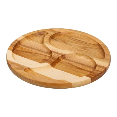 Менажница деревянная 3 секции 35 см, ясень Менажница деревянная 3 секции 35 см, ясень