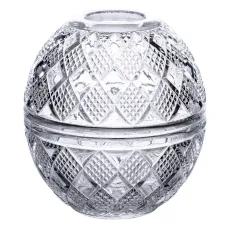 Салфетница стеклянная настольная 17*15 см