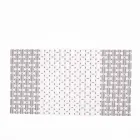 Коврик для душевого поддона на присосках 73*40 см, белый