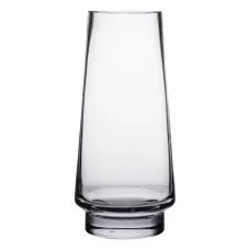Ваза для цветов Bohemia стеклянная 21 см, прозрачный