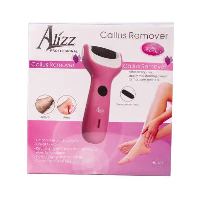 Електрична пемза для ніг Alizz Professional HC-338 роликова зі знімними насадками Електрична пемза для ніг Alizz Professional HC-338 роликова зі знімними насадками