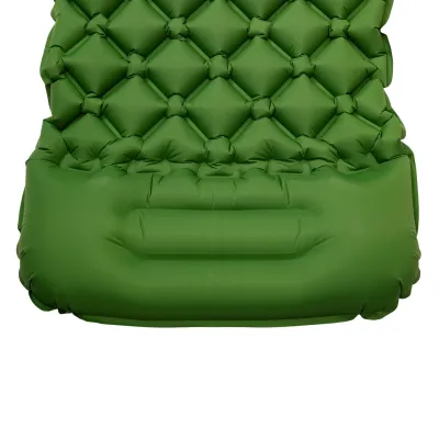 Матрас надувной из TPU 190*55*3 см с подушкой, зеленый Матрас надувной из TPU 190*55*3 см с подушкой, зеленый