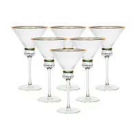 Набор бокалов для мартини Stunning 6 штук по 300 мл, прозрачный