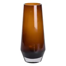 Ваза для цветов стеклянная Botanica 32 см, коричневый