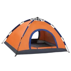 Палатка туристическая двухместная 200*150*110 см, оранжевый