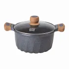 Каструля алюмінієва MGC з антипригарним покриттям 5 л, сірий