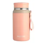 Термос Fashion 700 мл з датчиком температури та ситечком, рожевий