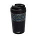Термочашка Вишиванка 380 мл з кришкою на защіпці, чорний
