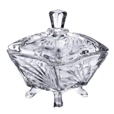 Сахарница Bomboniere из толстого стекла на ножках